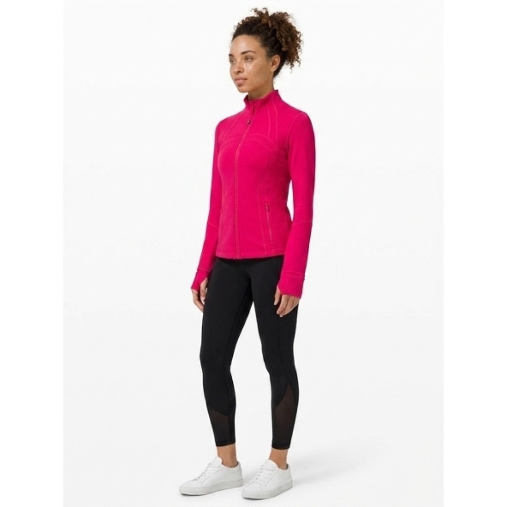 NWT Lululemon Define Jacket Luon Pink Gold Zip Slim Fit Yoga Workout Size 4 NEW